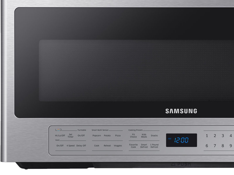 Model: ME21K6000AS | Samsung 2.1 cu. ft. Over The Range Microwave with Ceramic Enamel Interior