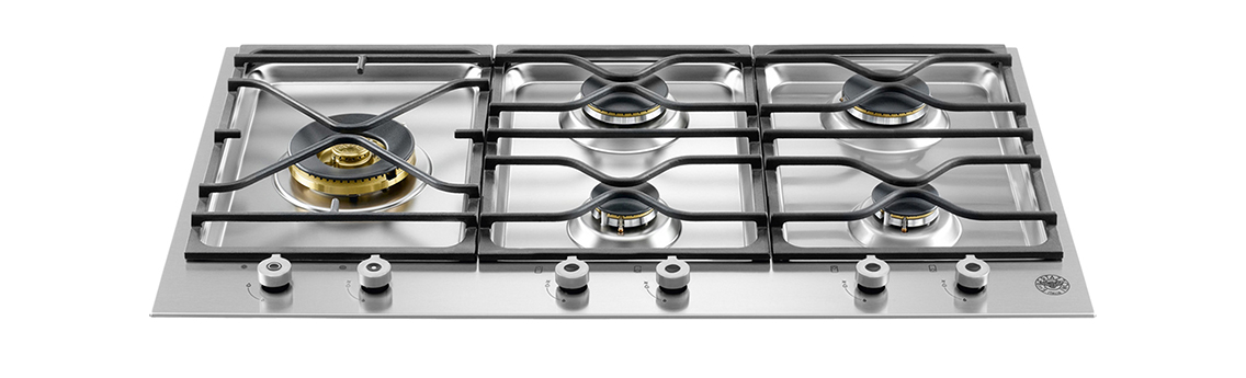 Model: PM365S0X | Bertazzoni 36" Segmented Cooktop - All Gas
