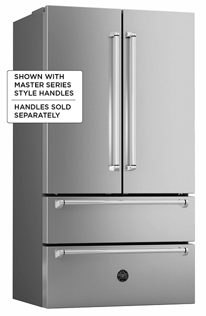 Model: REF36X | Bertazzoni 36" French door refrigerator - Freestanding - Stainless