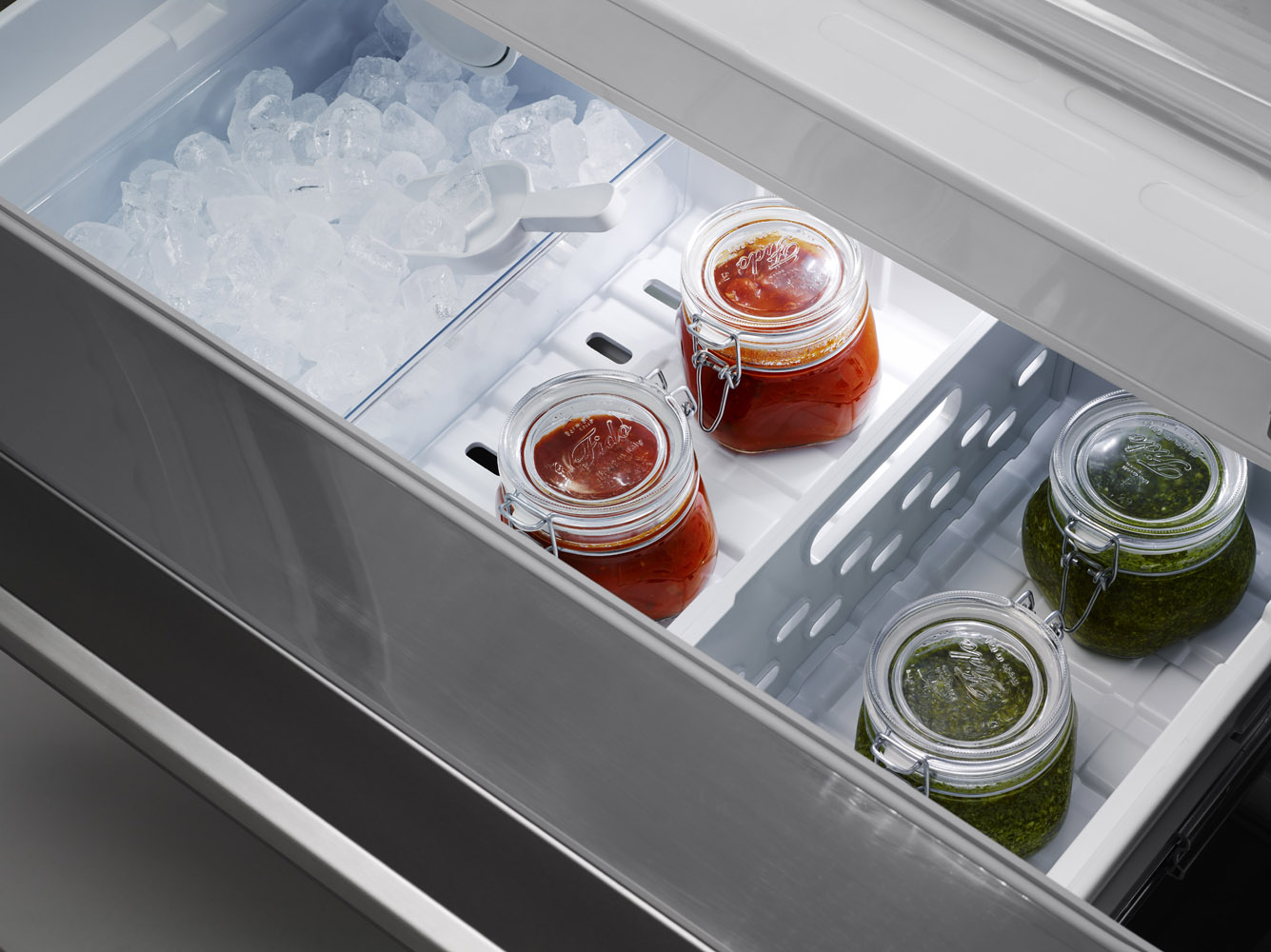 Model: REF36X | Bertazzoni 36" French door refrigerator - Freestanding - Stainless