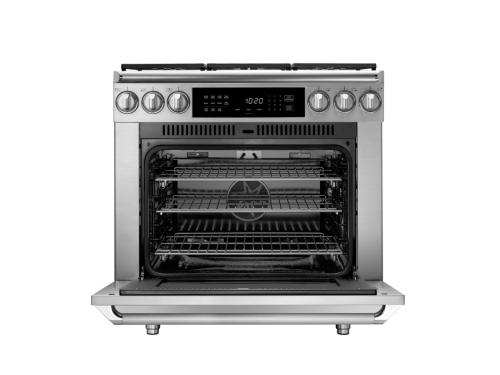 Model: HDER36SNG | Dacor 36-INCH EPICURE DUAL-FUEL RANGE