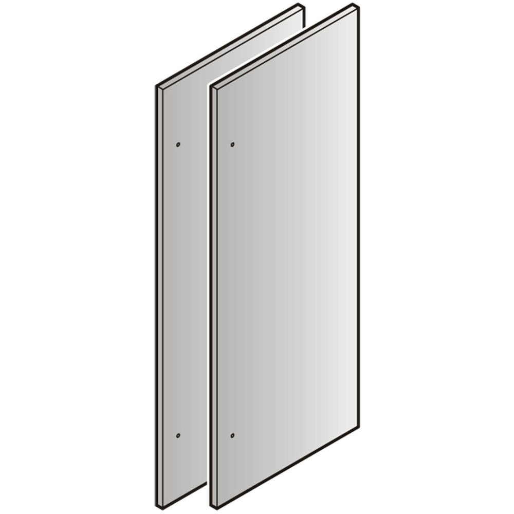 Liebherr Set of 2 Stainless Steel Refrigerator Door 84-In. Panels