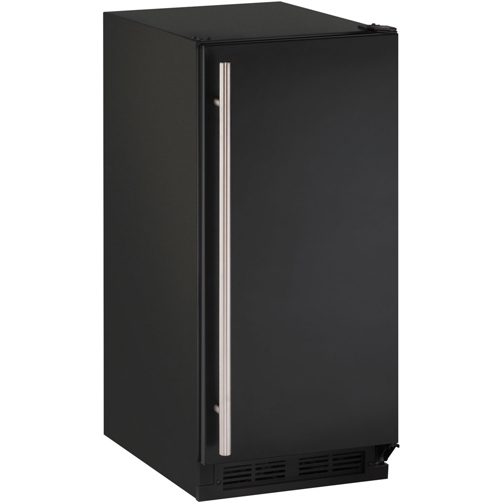 15-In. 1000 Series Black Solid Field-Reversible Clear Ice Maker with Pump