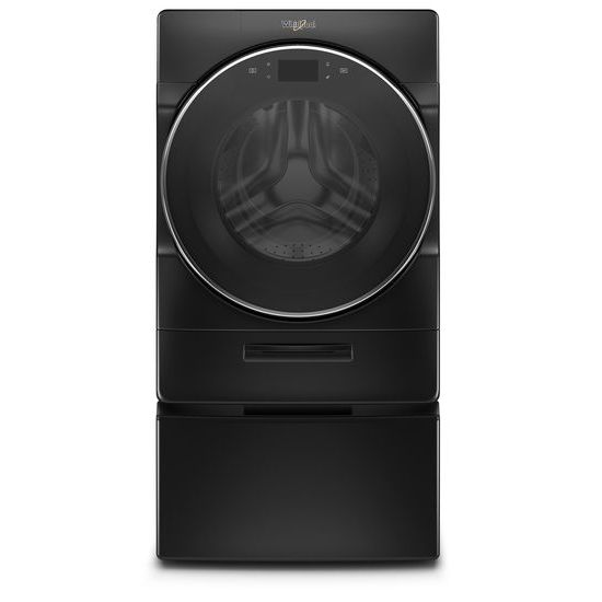 Model: WFW9620HBK | Whirlpool 5.0 cu. ft. Smart Front Load Washer with Load & Go™ XL Plus Dispenser