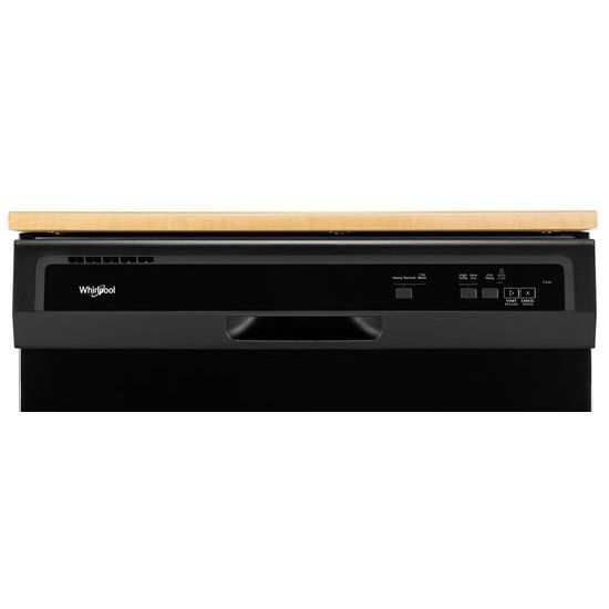 Model: WDP370PAHB | Whirlpool Heavy-Duty Dishwasher with 1-Hour Wash Cycle