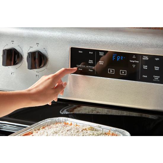 Model: WFE505W0HB | Whirlpool 5.3 cu. ft. Freestanding Electric Range with 5 Elements