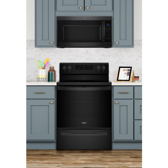 Model: WFE505W0HB | Whirlpool 5.3 cu. ft. Freestanding Electric Range with 5 Elements