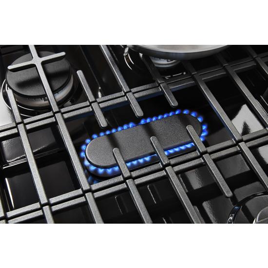 Model: WFG525S0HZ | Whirlpool 5.0 cu. ft. Freestanding Gas Range with Center Oval Burner