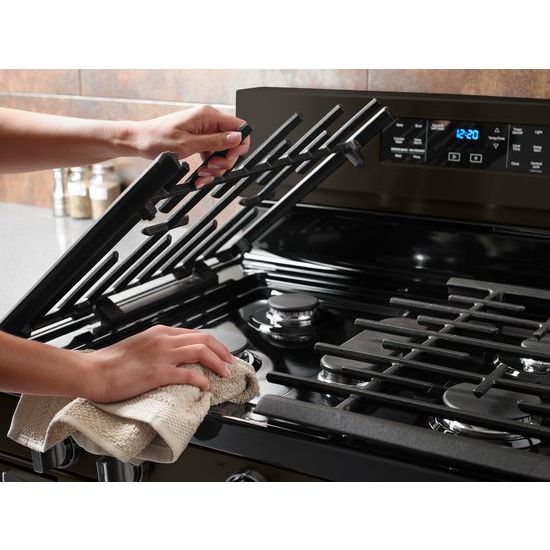 Model: WFG775H0HV | Whirlpool 5.8 cu. ft. Freestanding Gas Range with Frozen Bake™ Technology