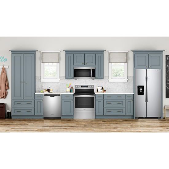 Model: WRS321SDHZ | Whirlpool 33-inch Wide Side-by-Side Refrigerator - 21 cu. ft.