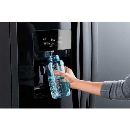 Model: WRS325SDHB | Whirlpool 36-inch Wide Side-by-Side Refrigerator - 25 cu. ft.