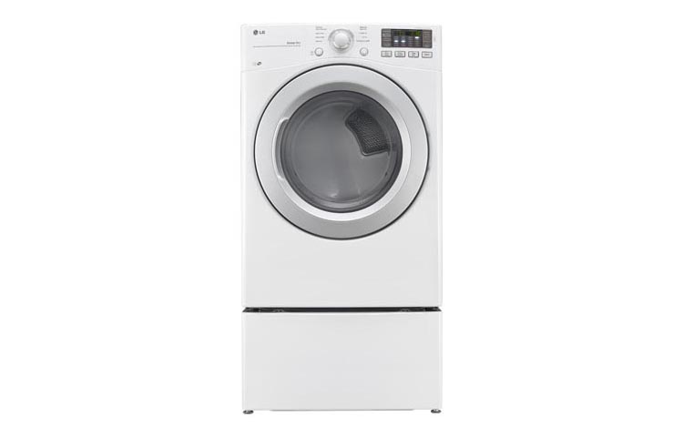 Model: DLE3170W | LG 7.4 cu. ft. Ultra Large Capacity Dryer w/ NFC Tag On Technology