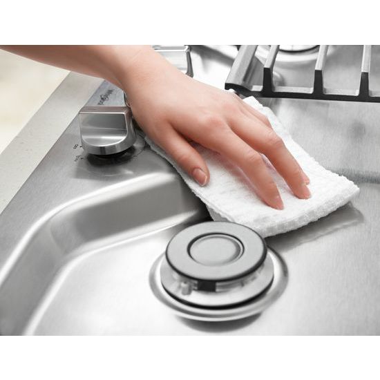 Model: WCG97US0HS | Whirlpool 30-inch Gas Cooktop with Griddle