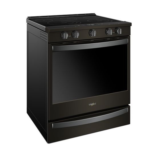 Model: WEE750H0HV | Whirlpool 6.4 cu. ft. Smart Slide-in Electric Range with Scan-to-Cook Technology
