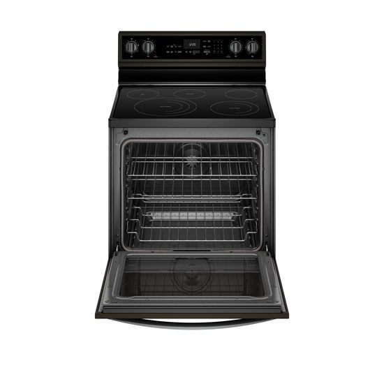 Model: WFE975H0HV | Whirlpool 6.4 cu. ft. Smart Freestanding Electric Range with Frozen Bake™ Technology