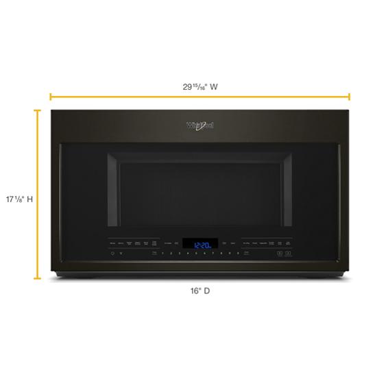 Whirlpool 2.1 cu. ft. Over-the-Range Microwave with Steam cooking