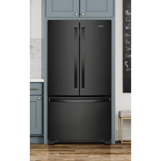 Model: WRF540CWHB | Whirlpool 36-inch Wide Counter Depth French Door Refrigerator - 20 cu. ft.