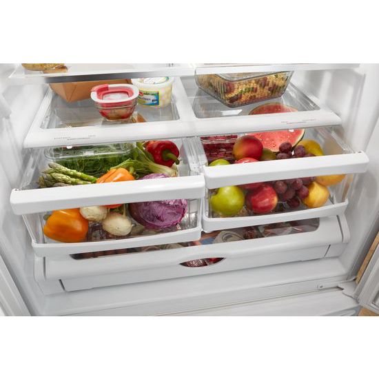 Model: WRF540CWHZ | Whirlpool 36-inch Wide Counter Depth French Door Refrigerator - 20 cu. ft.