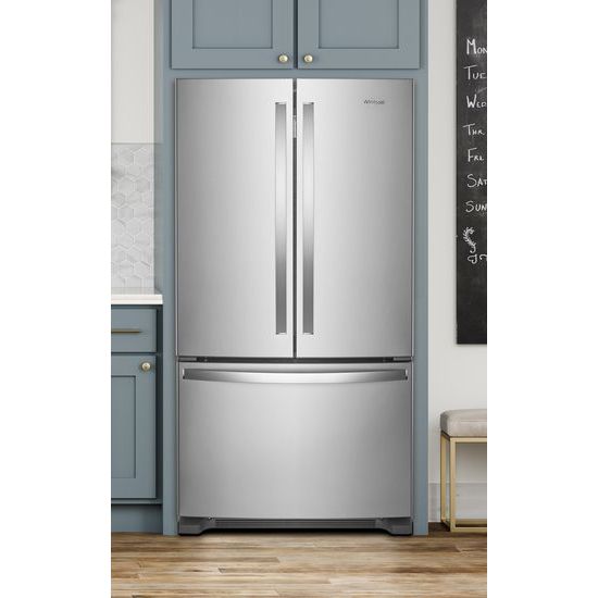 Model: WRF540CWHZ | Whirlpool 36-inch Wide Counter Depth French Door Refrigerator - 20 cu. ft.