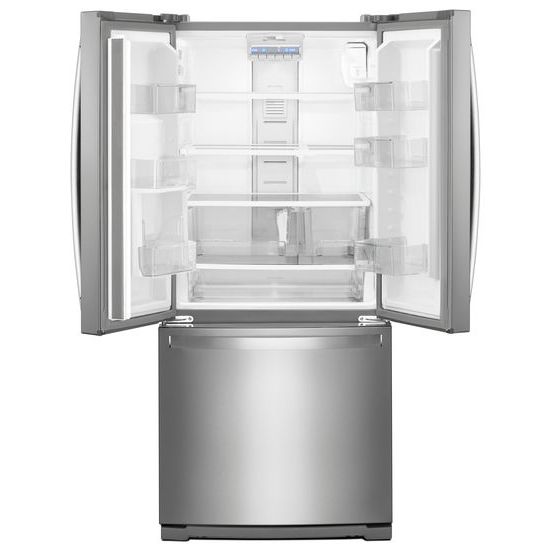 Model: WRF560SMHZ | Whirlpool 30-inch Wide French Door Refrigerator - 20 cu. ft.