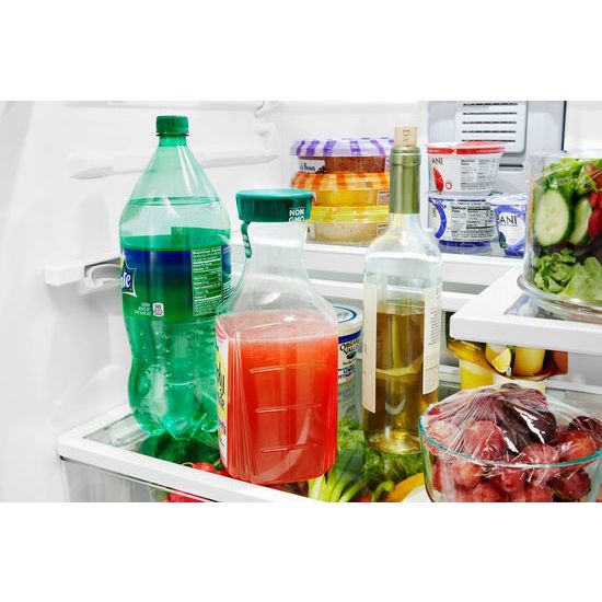 Model: WRFA60SMHN | Whirlpool 30-inch Wide Contemporary Handle French Door Refrigerator - 20 cu. ft.