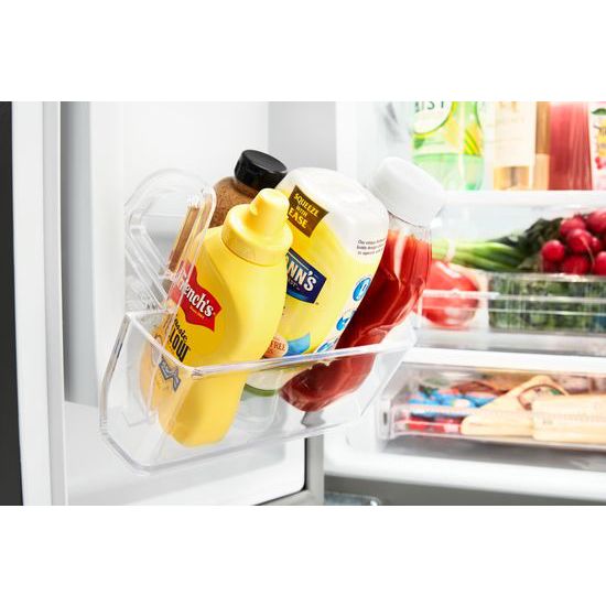 Model: WRFA60SMHN | Whirlpool 30-inch Wide Contemporary Handle French Door Refrigerator - 20 cu. ft.