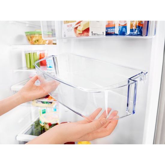 36-inch Wide Contemporary Handle Side-by-Side Refrigerator - 28 cu. ft.
