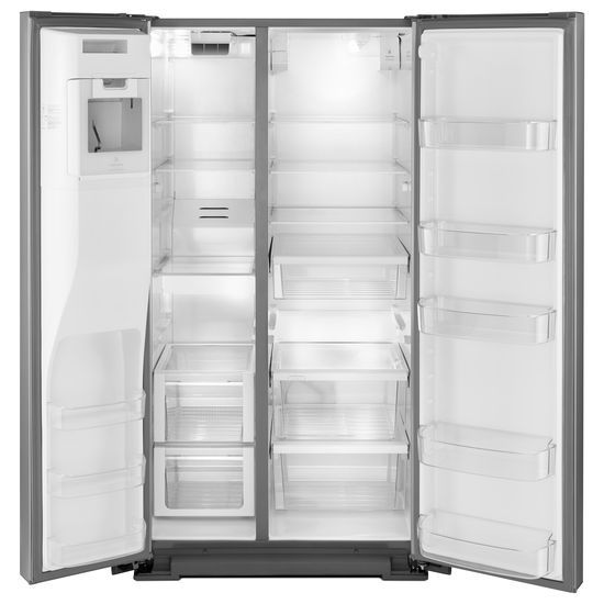 36-inch Wide Contemporary Handle Side-by-Side Refrigerator - 28 cu. ft.