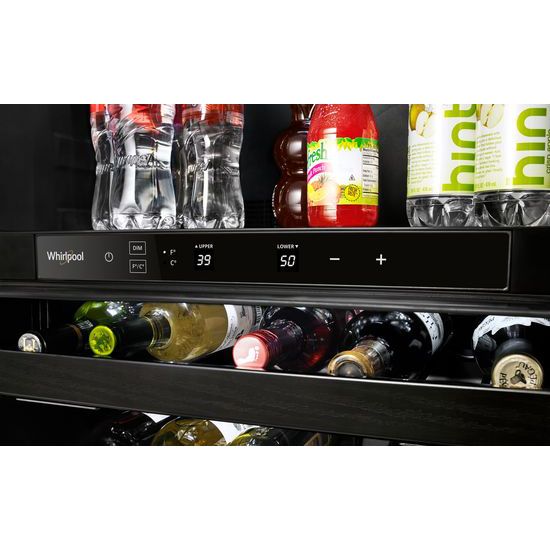 Model: WUB35X24HZ | Whirlpool 24-inch Wide Undercounter Beverage Center with Towel Bar Handle- 5.2 cu. ft.