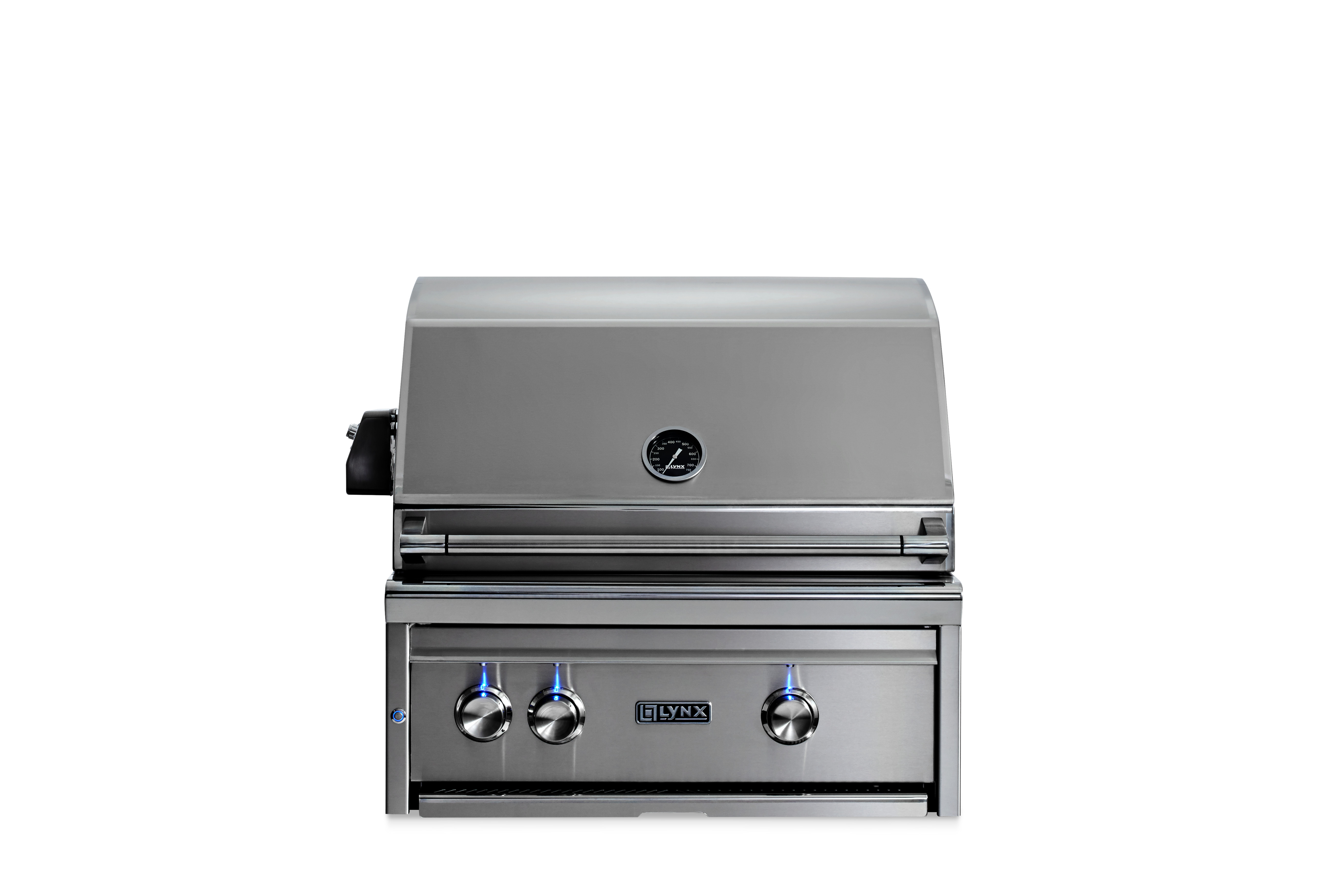 Lynx 27" Professional Built In Grill with 1 Trident Infrared Burner and 1 Ceramic Burner and Rotisserie - LP