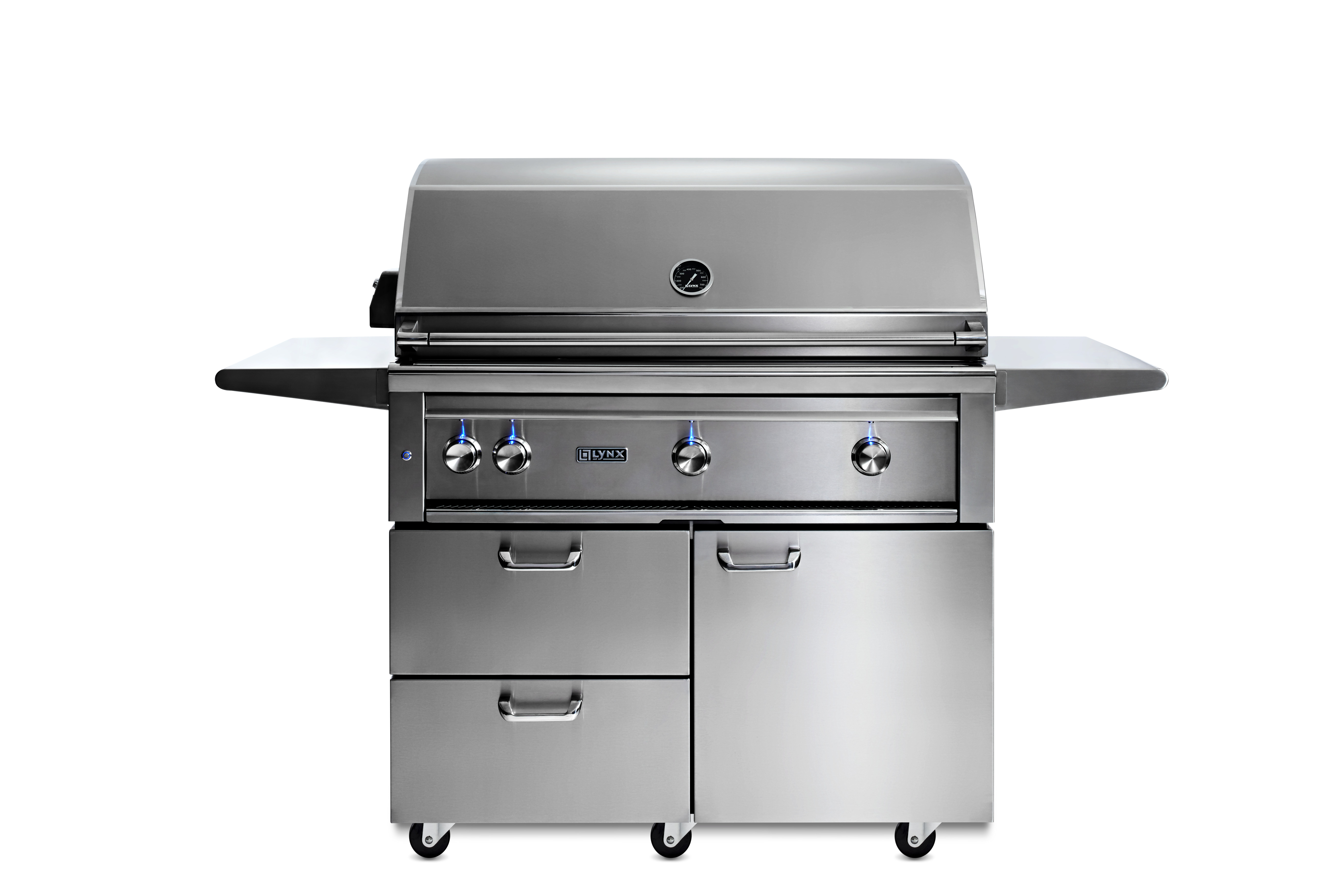 Lynx 42" Professional Freestanding Grill with All Trident Infrared Burners and Rotisserie - LP