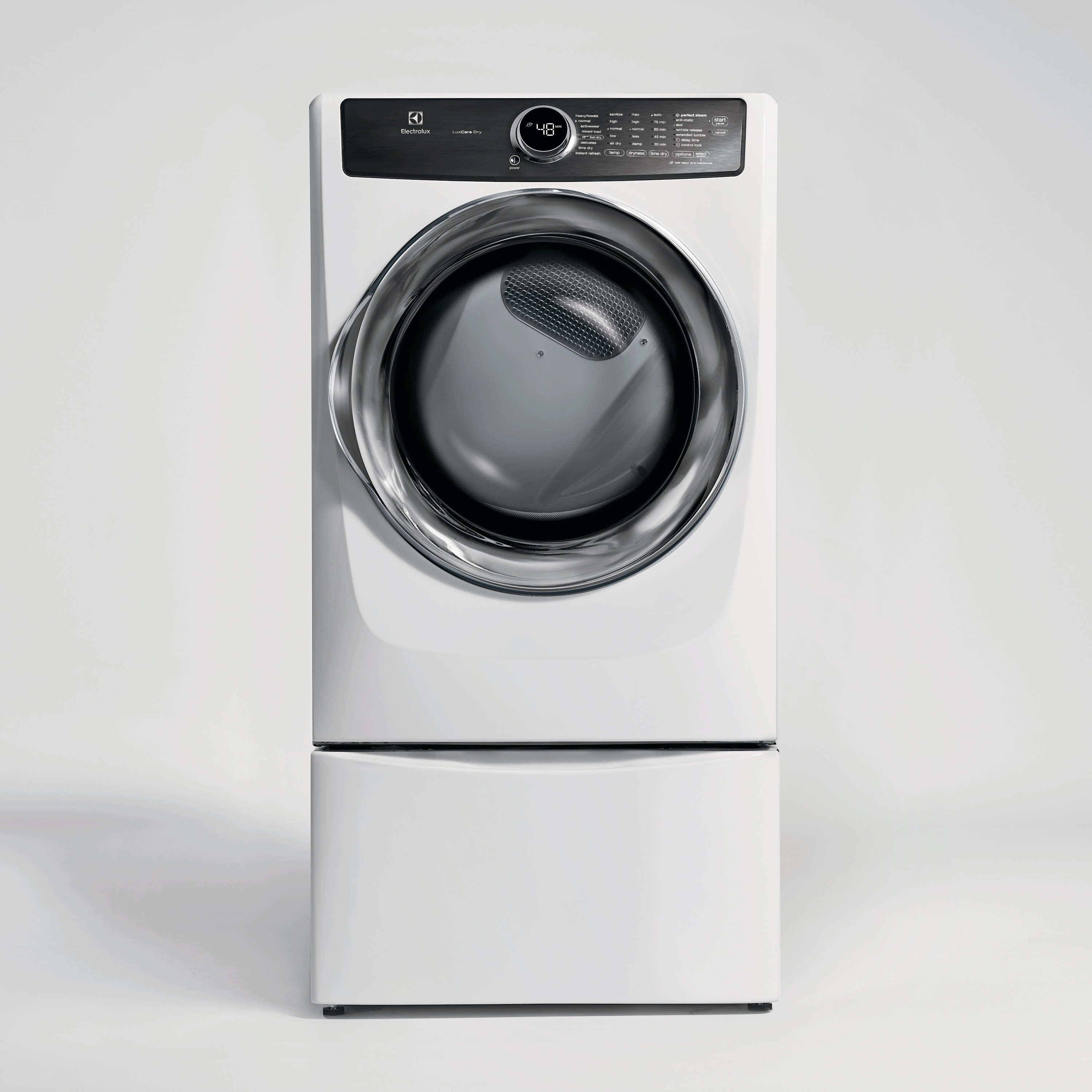 Model: EFME527UIW | Electrolux Front Load Perfect Steam™ Electric Dryer with LuxCare® Dry and Instant Refresh - 8.0 Cu. Ft.