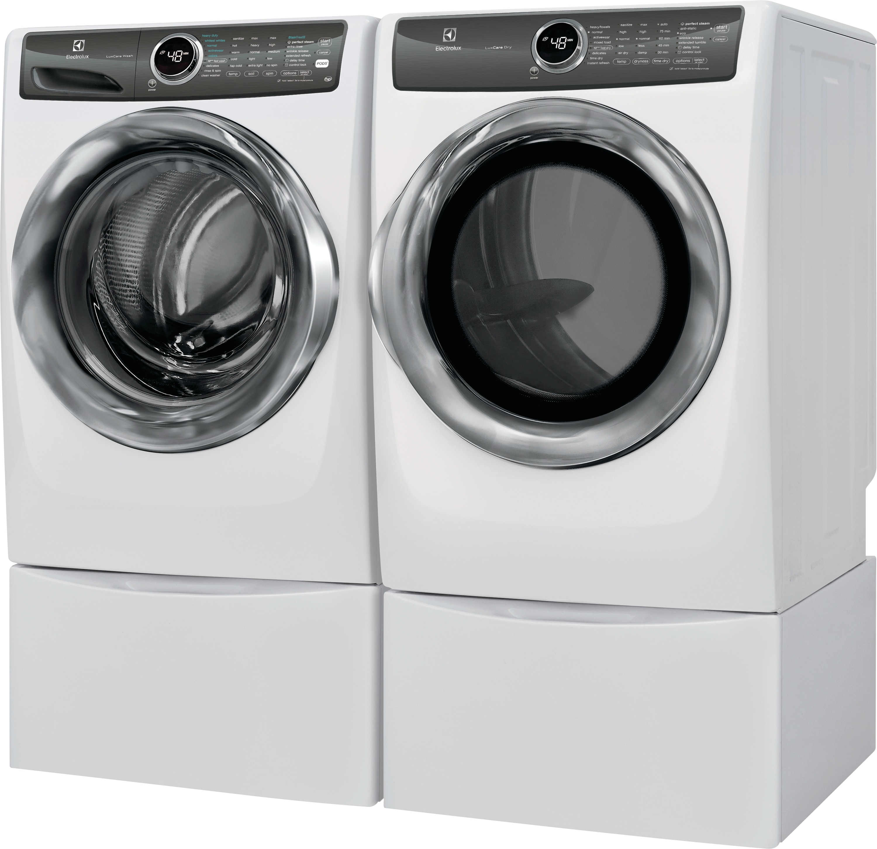 Model: EFME527UIW | Electrolux Front Load Perfect Steam™ Electric Dryer with LuxCare® Dry and Instant Refresh - 8.0 Cu. Ft.