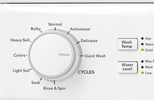Model: FFLG3900UW | Frigidaire Gas Washer/Dryer Laundry Center - 3.9 Cu. Ft Washer and 5.5 Cu. Ft. Dryer