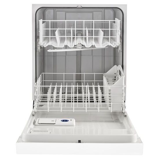 Model: WDF330PAHW | Whirlpool Heavy-Duty Dishwasher with 1-Hour Wash Cycle