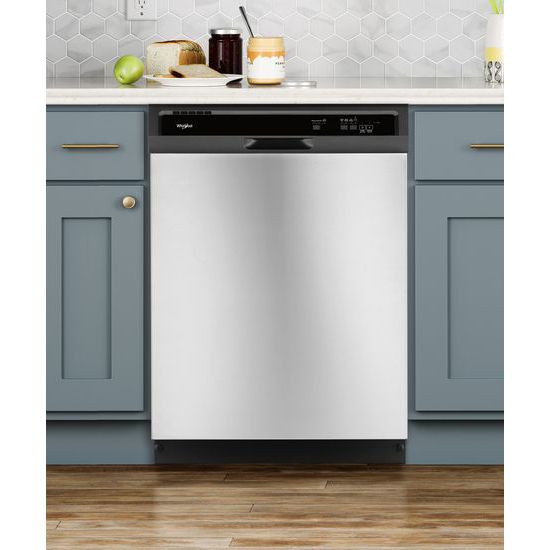 Model: WDF331PAHS | Whirlpool Heavy-Duty Dishwasher with 1-Hour Wash Cycle