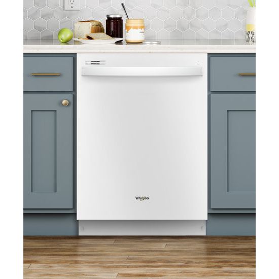 Model: WDP370PAHW | Whirlpool Heavy-Duty Dishwasher with 1-Hour Wash Cycle
