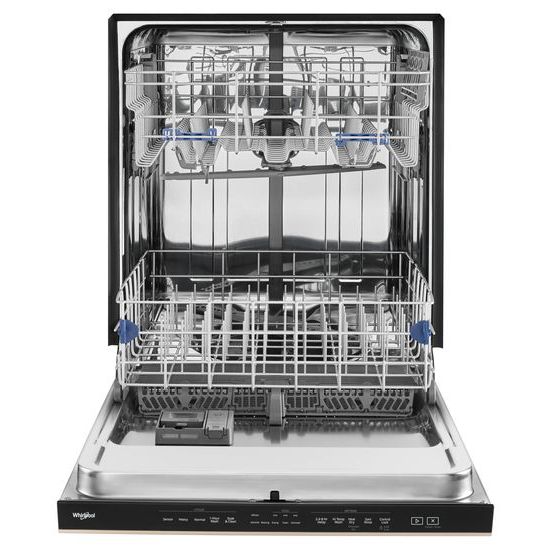 Model: WDTA50SAHN | Whirlpool Stainless Steel Tub Pocket Handle Dishwasher with TotalCoverage Spray Arm