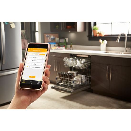 Model: WDTA75SAHN | Whirlpool Smart Dishwasher with Third Level Rack