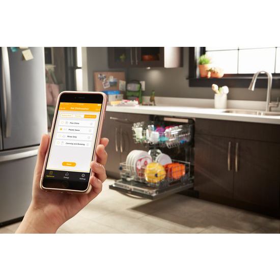 Model: WDTA75SAHN | Whirlpool Smart Dishwasher with Third Level Rack