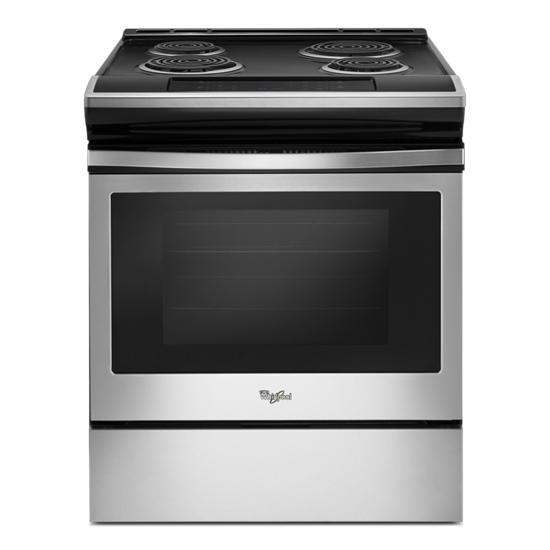 Whirlpool 4.8 cu. ft. Guided Electric Front Control Coil Range