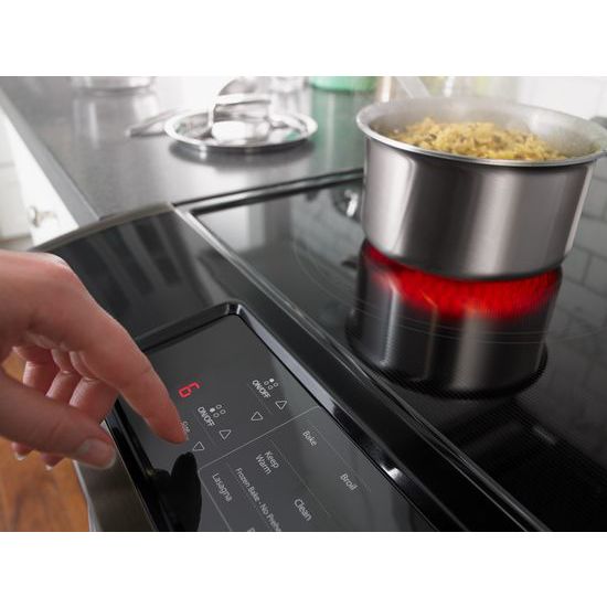 Model: WEE510S0FV | Whirlpool 4.8 cu. ft. Guided Electric Front Control Range With The Easy-Wipe Ceramic Glass Cooktop