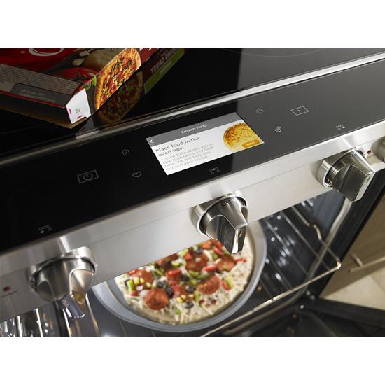 Model: WEE750H0HZ | Whirlpool 6.4 cu. ft. Smart Slide-in Electric Range with Scan-to-Cook Technology