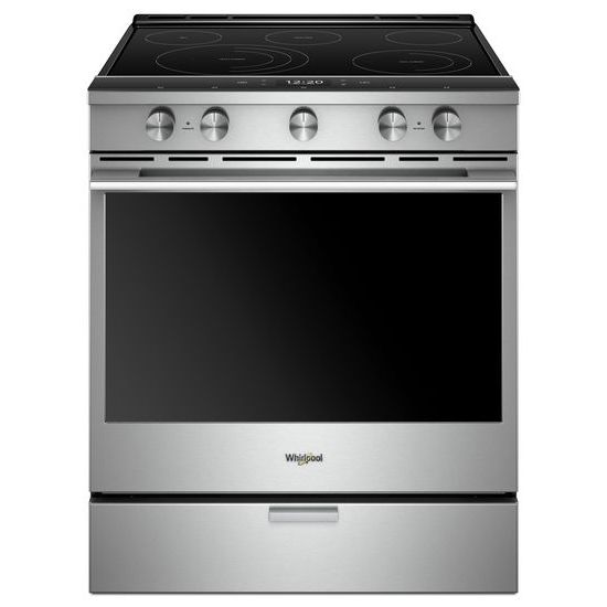 Whirlpool 6.4 cu. ft. Smart Slide-in Electric Range with Scan-to-Cook Technology