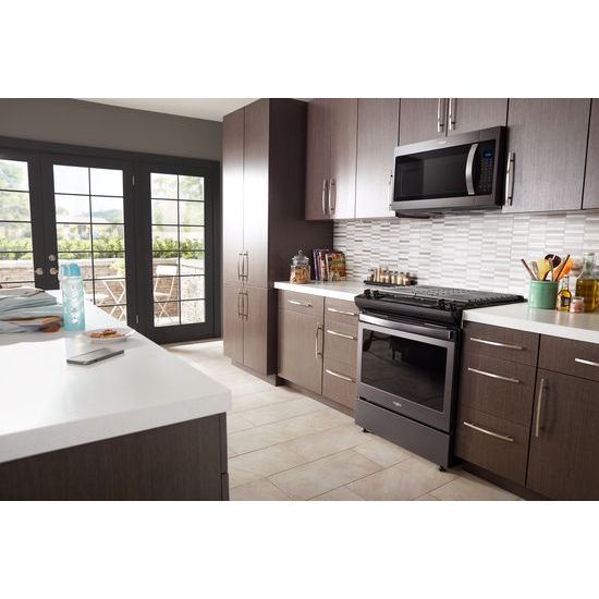 Model: WEG515S0FV | Whirlpool 5.0 cu. ft. Front Control Gas Range with Cast-Iron Grates