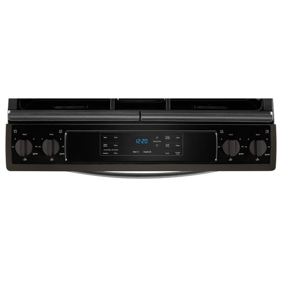 Model: WEG515S0FV | Whirlpool 5.0 cu. ft. Front Control Gas Range with Cast-Iron Grates