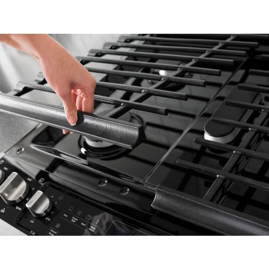 Model: WEG745H0FS | Whirlpool 5.8 Cu. Ft. Slide-In Gas Range with EZ-2-Lift™ Hinged Grates