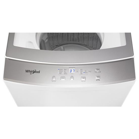 Model: WET4124HW | Whirlpool 1.6 cu.ft, 120V/20A Electric Stacked Laundry Center with 6 Wash cycles and Wrinkle Shield™