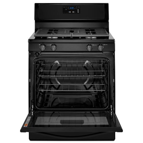 Model: WFG320M0BB | Whirlpool 5.1 cu. ft. Freestanding Gas Range with Under-Oven Broiler