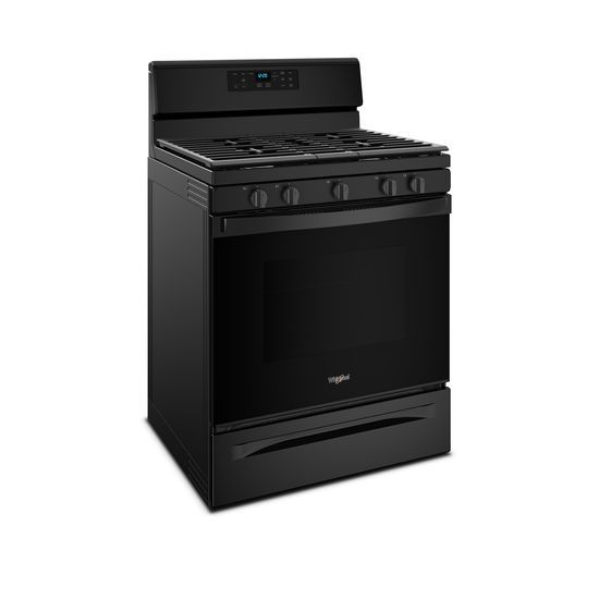 Model: WFG525S0HB | Whirlpool 5.0 cu. ft. Freestanding Gas Range with Center Oval Burner